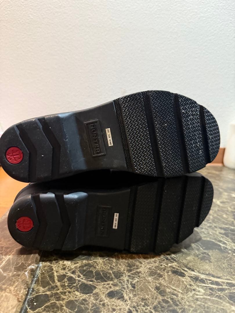 HUNTERブーツ　厚底長靴