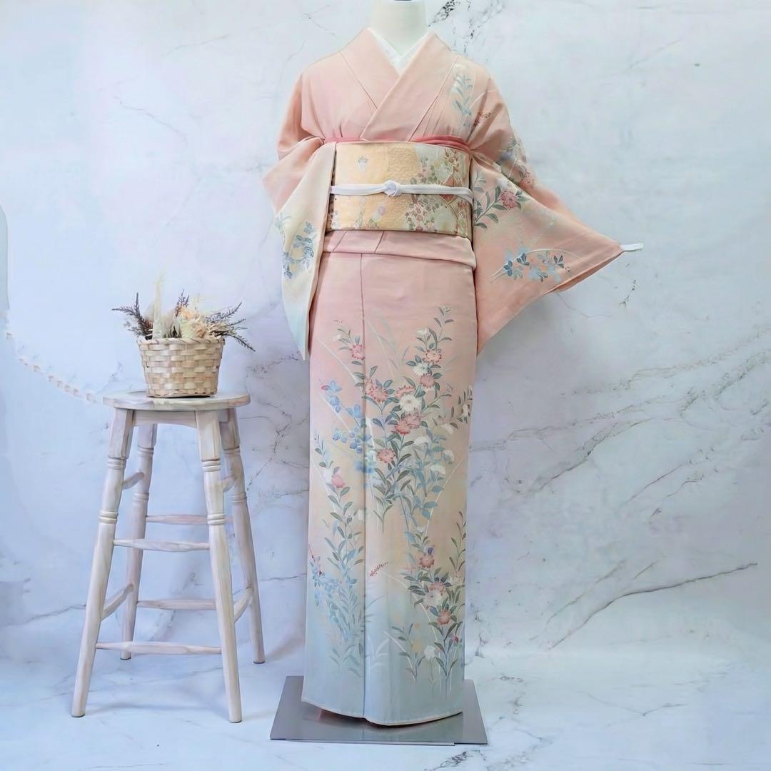 訪問着 フルセットa498 卒業式　入学式　お宮参り　七五三　結婚式　落款