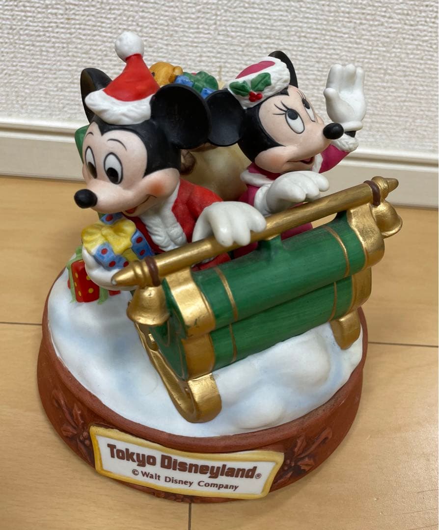 ディズニー ミッキー ミニー クリスマス　オルゴール　Disney