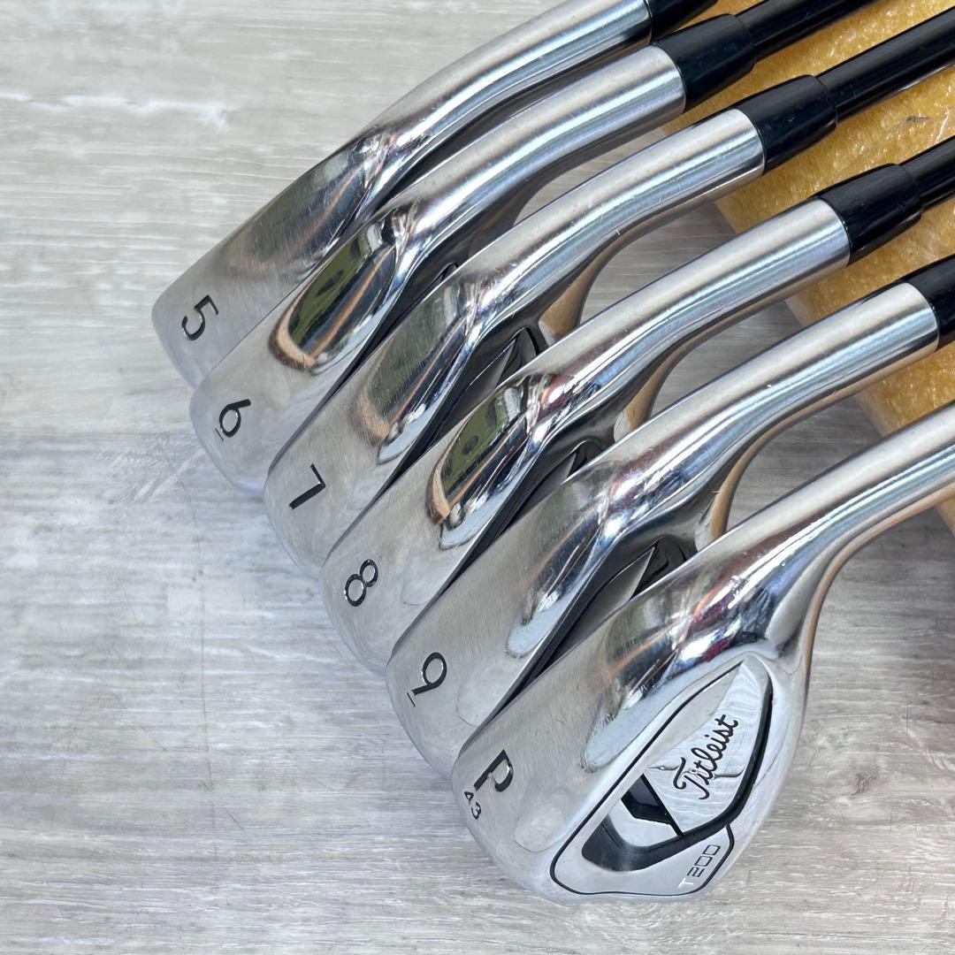 【メンズ右】タイトリスト T200 アイアンセット 5-9PW KUROKAGE