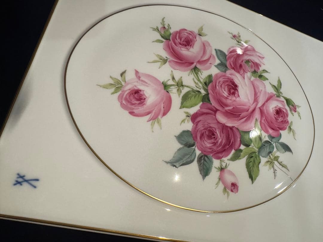 超激レア！正規マイセン　限定100枚　薔薇ブーケ　額入り