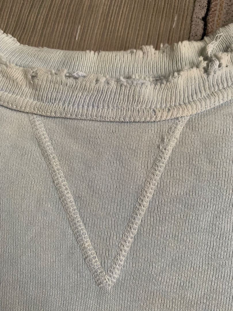 雰囲気系 50s 前V vtg スウェット USA製 ダメージ ボロ ビンスエ