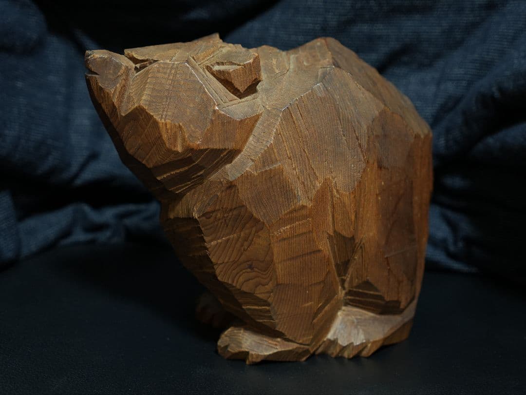 【マッドハニー】柴崎重行 木彫り熊