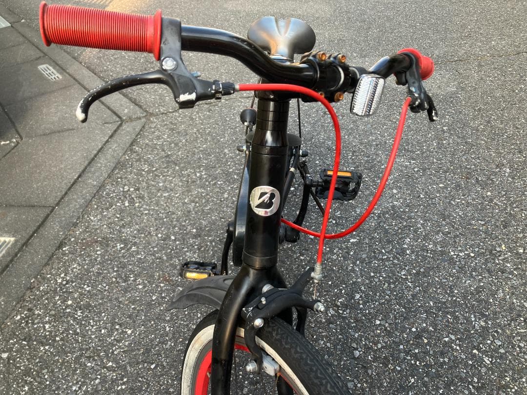 ブリヂストン レベナ ジュニア自転車 黒赤【埼玉引取限定】