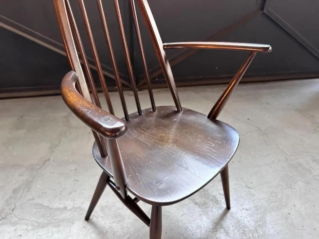 ー ERCOL　1960s ー　クエーカーアームチェア　アーコール　エルム材