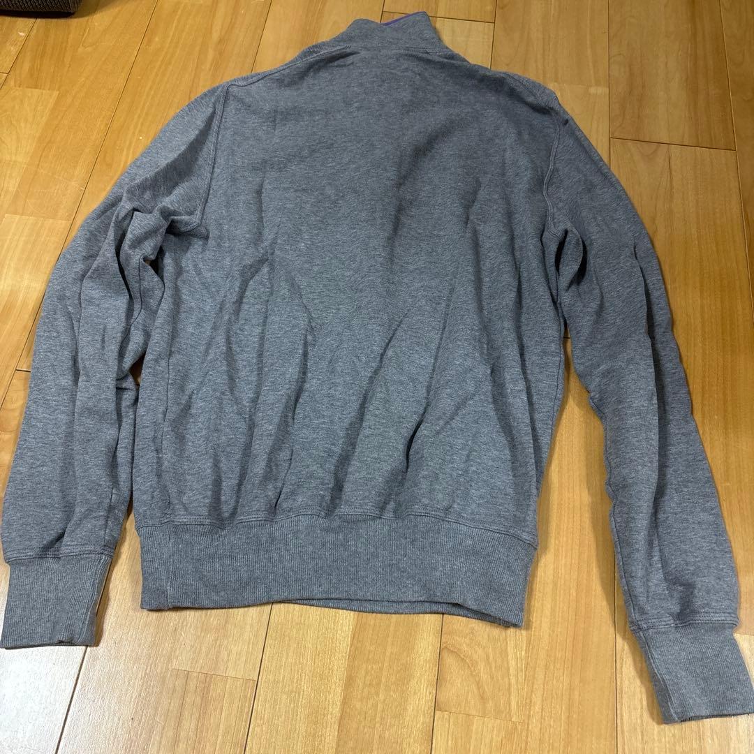 【ブルネロクチネリ】スウェット　グレー　クオータージップ　サイズ48 メンズ