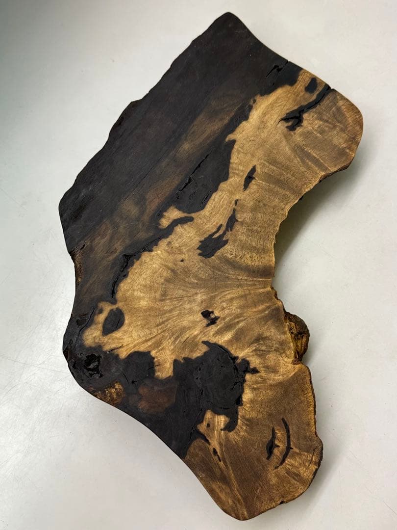 特大黒柿のフライタイイング用ツールスタンド