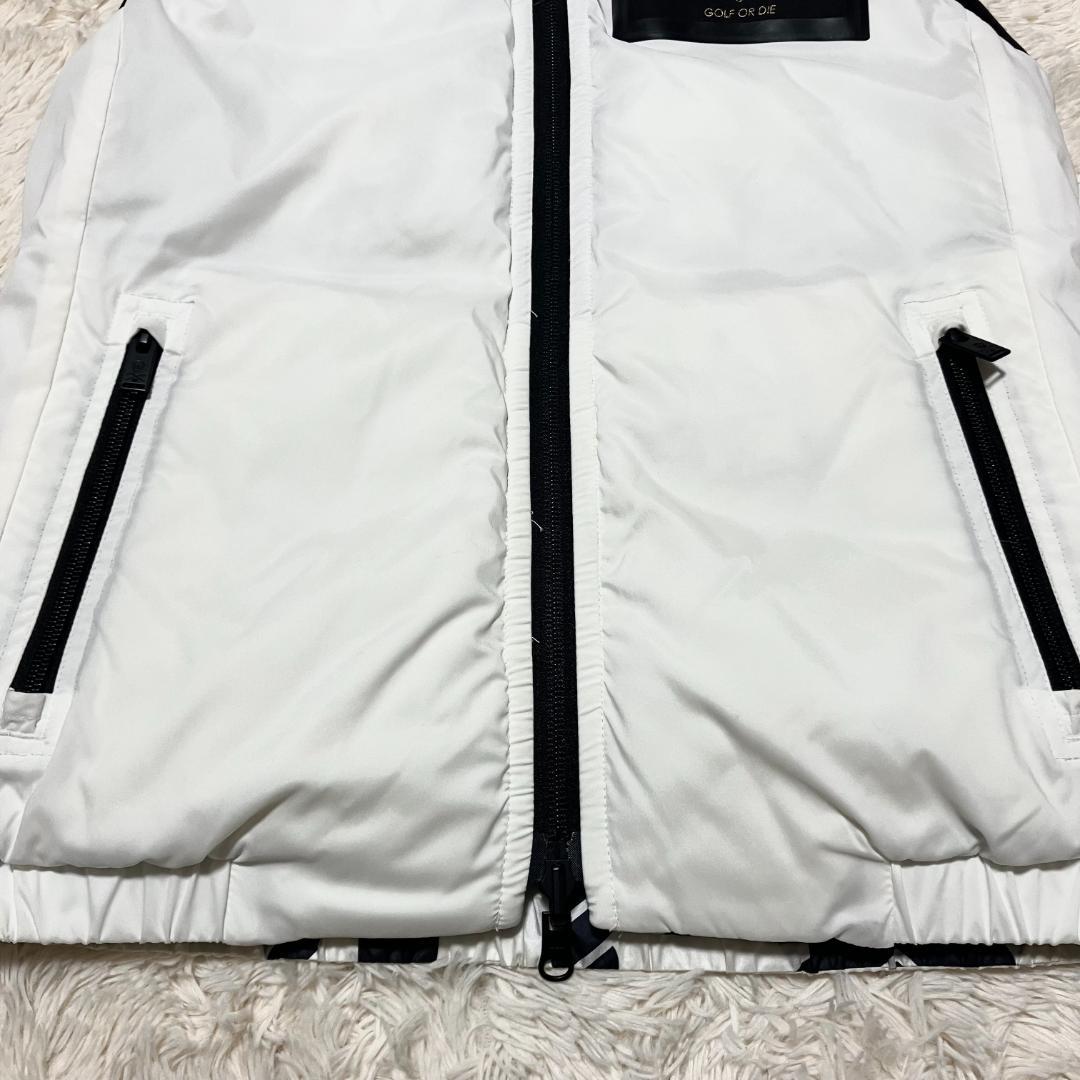 極美品✨ MARK&LONA 2way リバーシブル 中綿ベスト フード収納可