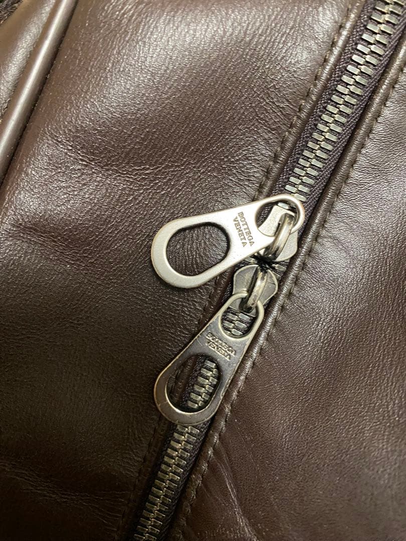 BOTTEGA VENETA ビジネストラベルバック キャリーケース通し 茶色