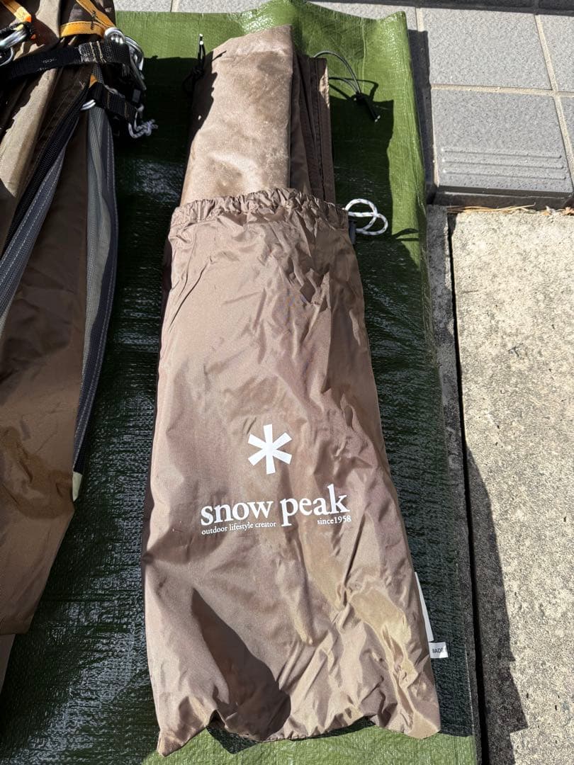  peak アメニティドームM 純正グランドシート付き