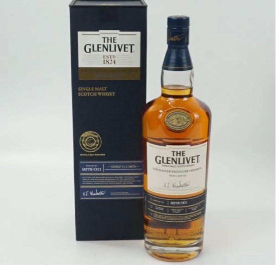 最終価格☆1000ミリ　特大グレンリベットシングルモルトスコッチウイスキー未開栓