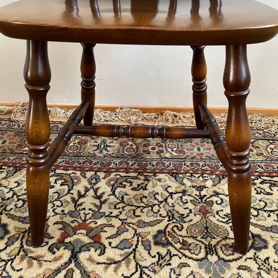 ③【美品】キツツキ 飛騨産業 ダイニングチェア　ウィンザーチェア　コムバック