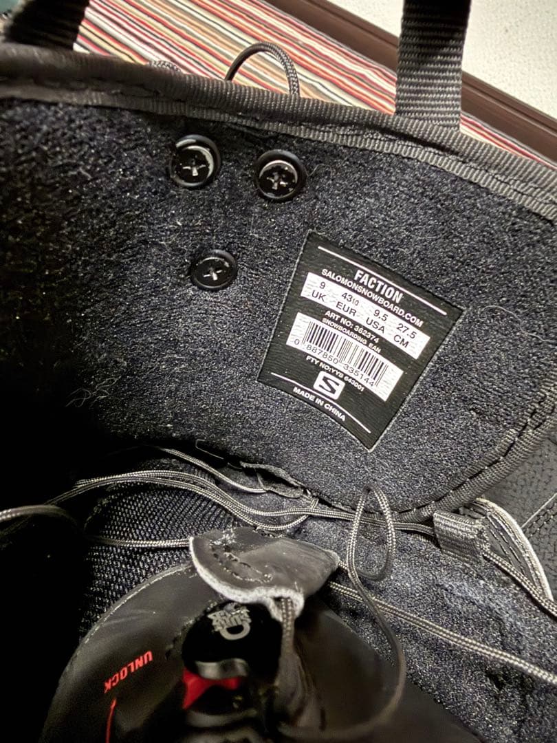 SALOMON FACTION. 27.5. スノーボード　ブーツ