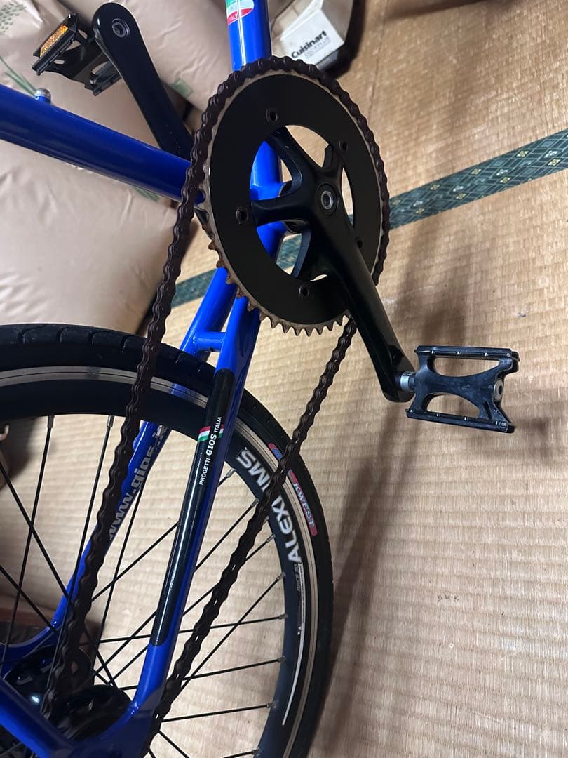 希少 GIOS ジオス クロスバイク 青 CR-MOチューブ ミニベロ