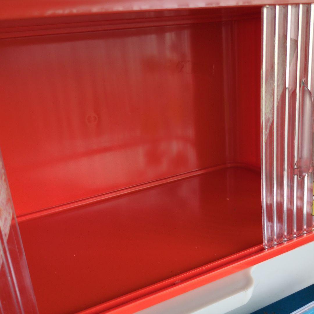 昭和レトロ　レトロポップ　蛇腹調味料ケース　　台所ストック入れ 4点セット