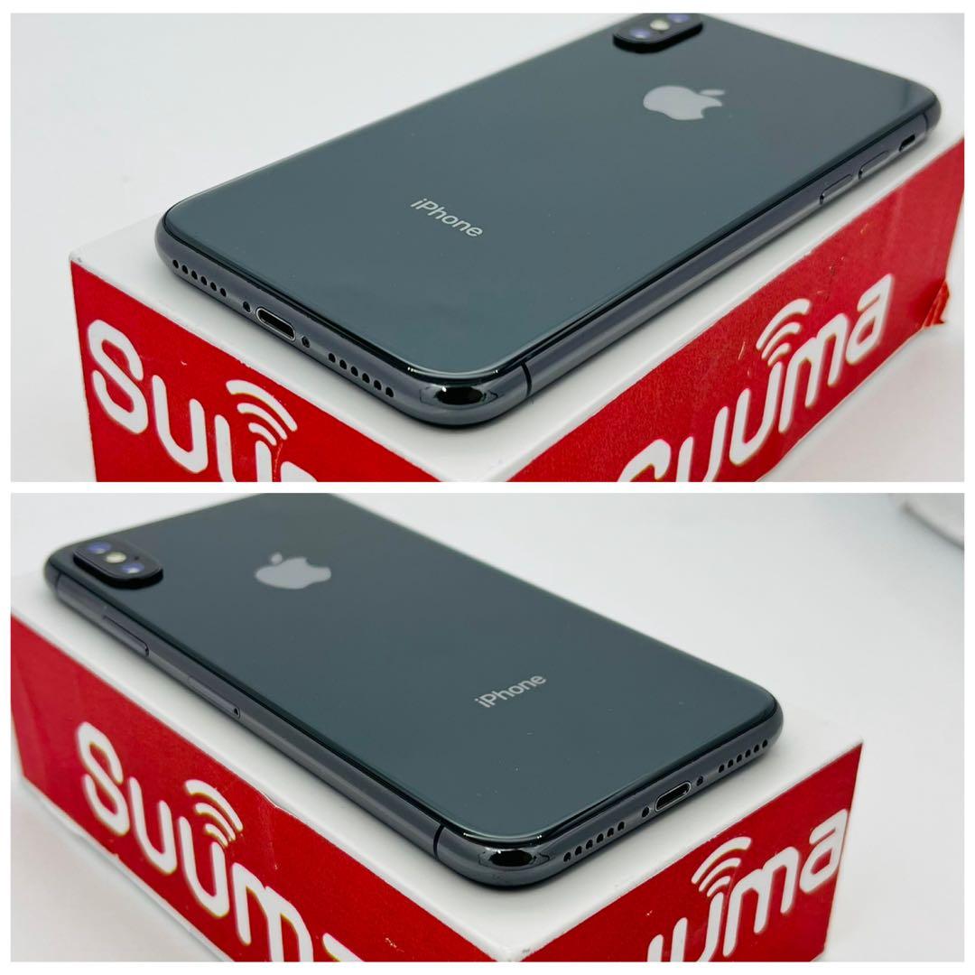 B 100% iPhone X 64 GB SIMフリー ブラック 本体