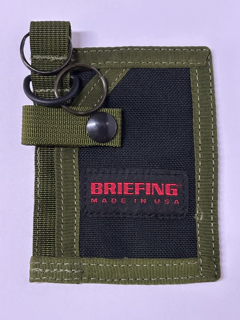 BRIEFING 2nd 別注 キーホルダー ケース 10周年記念限定 オリーブ