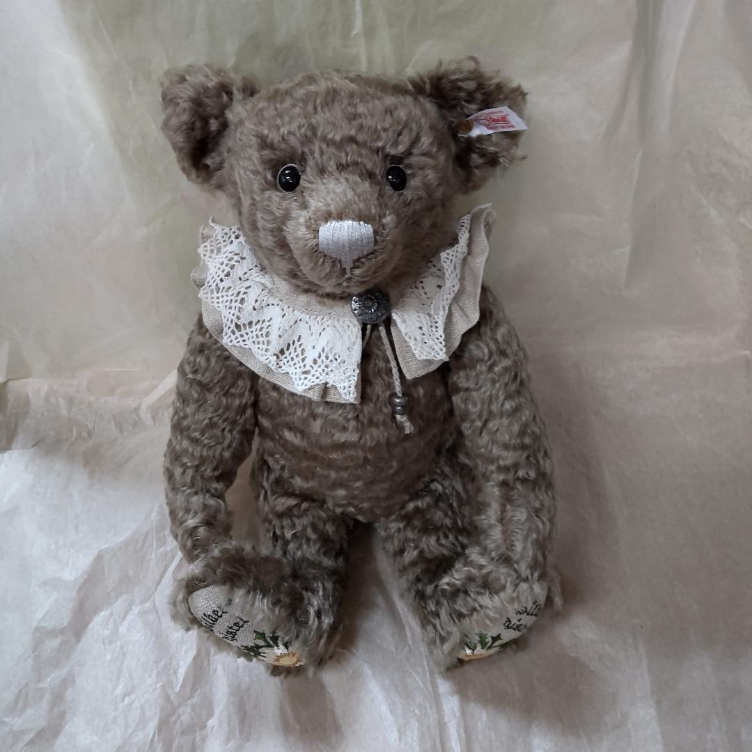 シュタイフ　テディベア　silberdistel　アンティーク風　ビンテージ調