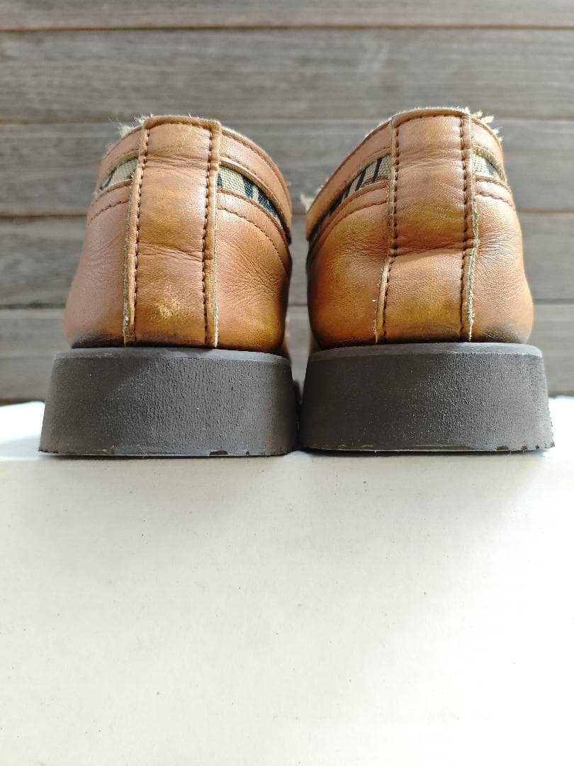 ラッセルモカシン ヒューロン 8 E 黄 カモ 箱付き リソール済