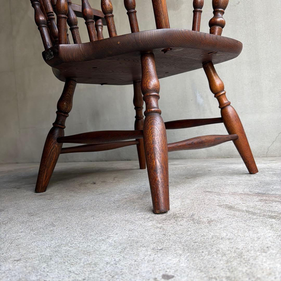 飛騨家具　キツツキ　オールドヴィンテージ　ウィンザーアームチェア　ロースタイル