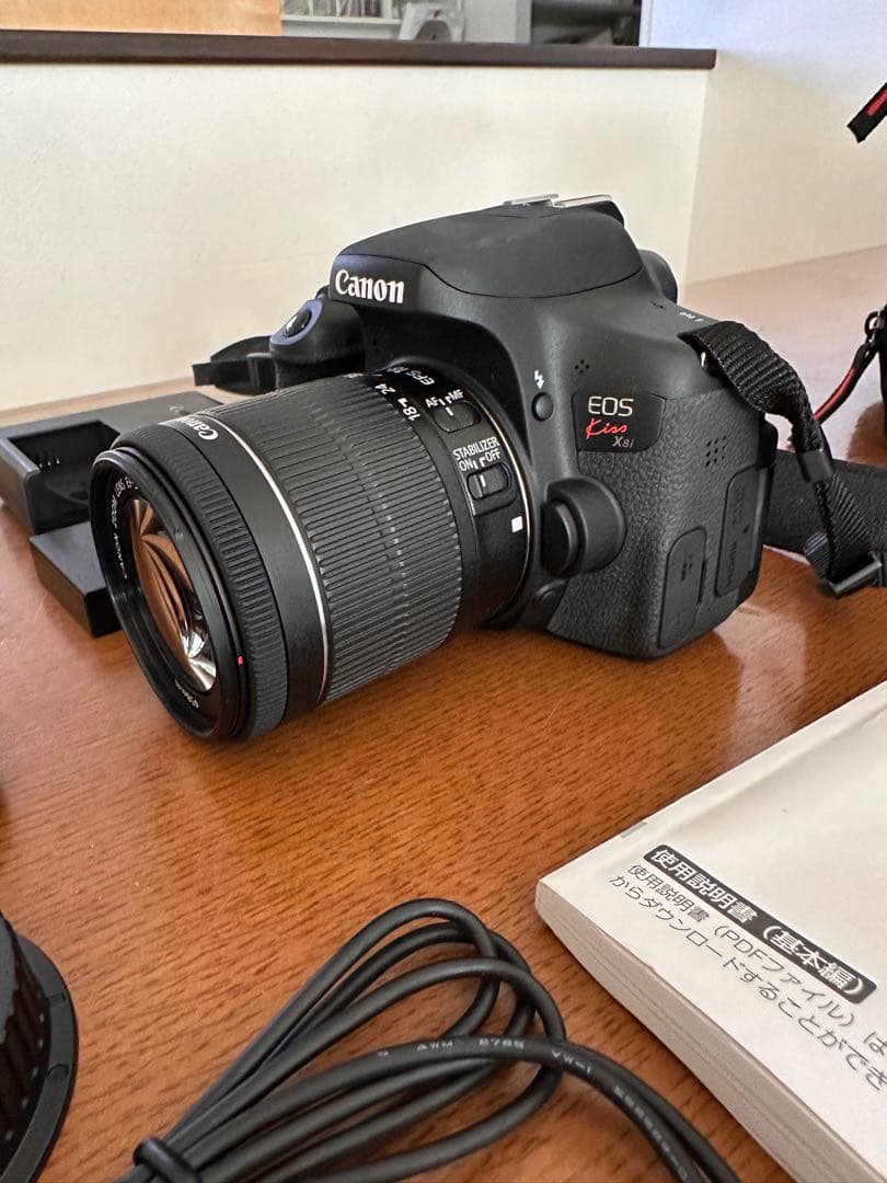 Canon EOS Kiss X8i SDカード付き バッテリー交換済