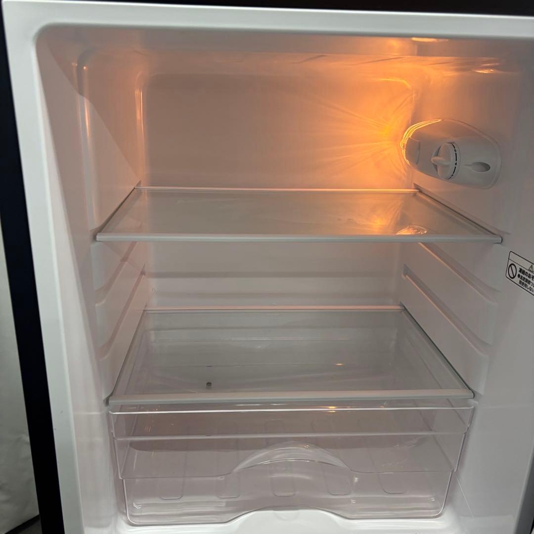 92　洗濯機　冷蔵庫　電子レンジ　ニトリ　25年製　黒　設置無料　綺麗　安い‼️