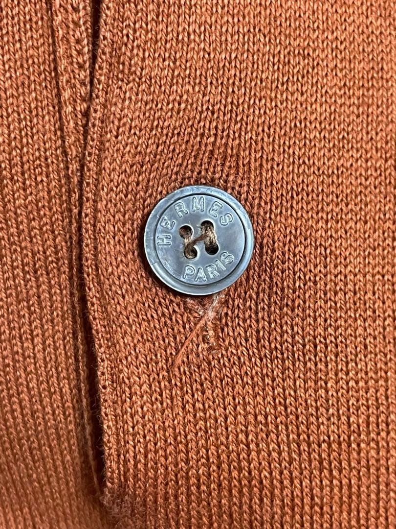 HERMES ニットセーター　オレンジ