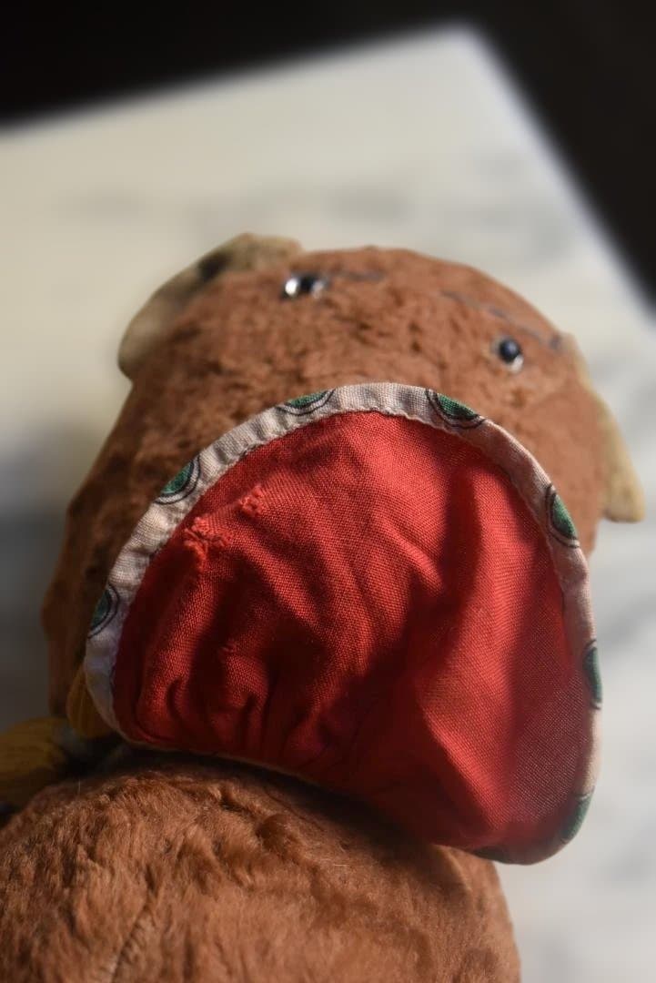 フランスアンティーク　とぼけた可愛いテディベア　熊ぬいぐるみ