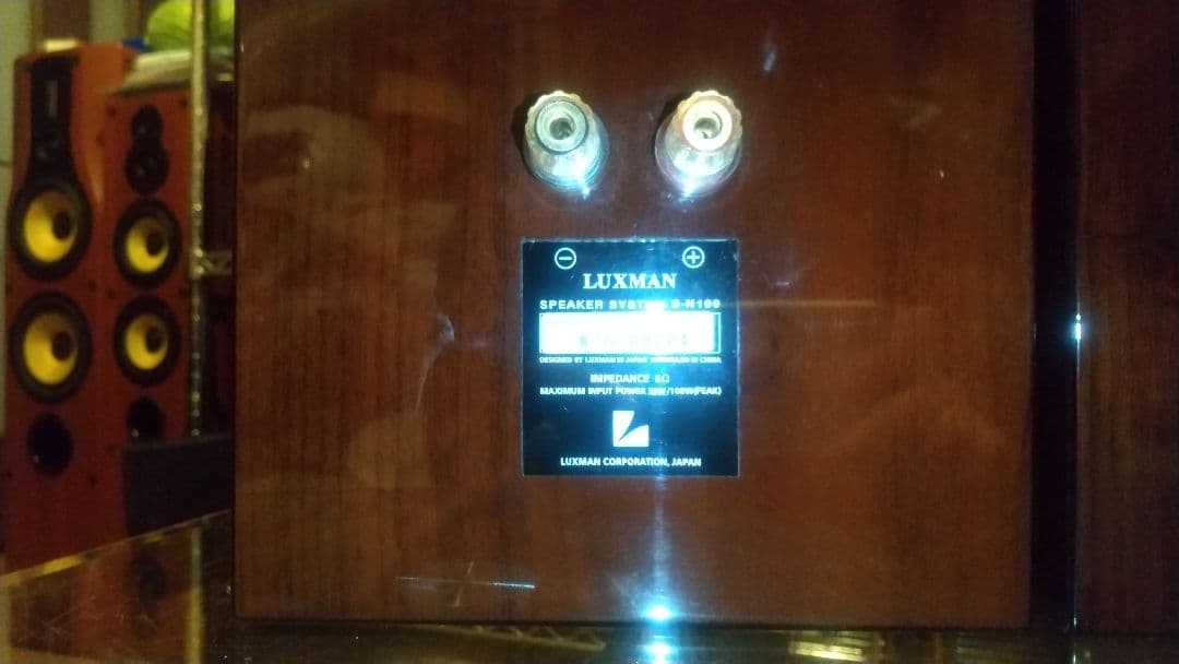 LUXMAN S-N100 大型マグネット搭載2ウェイ2スピーカーシステム 禁煙