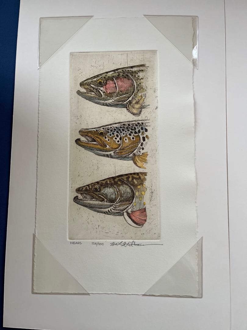 Mike Stidham 版画 HEADS & TAILS ２枚セット