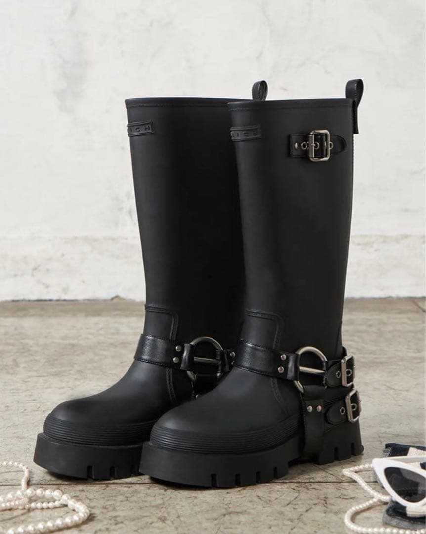 Darich♡ハーネスラバーブーツ