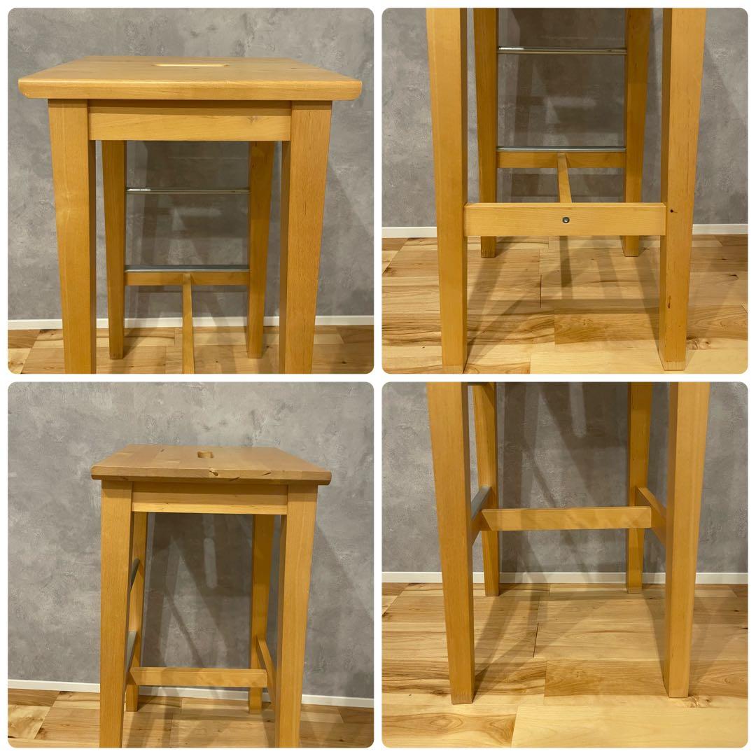 イケア BOSSE ボッセ カウンタースツール 2脚 ニルソッレ チェア