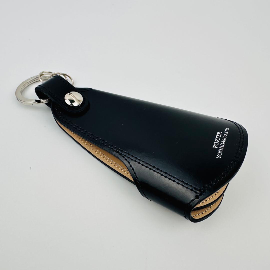 美品　ポーター　ブラック キーホルダー　カウンター　キーホルダー&シューホーン