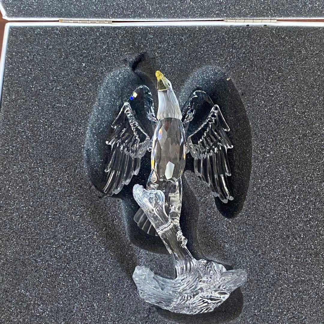 SWAROVSKI スワロフスキー クリスタル ハクトウワシ 置物