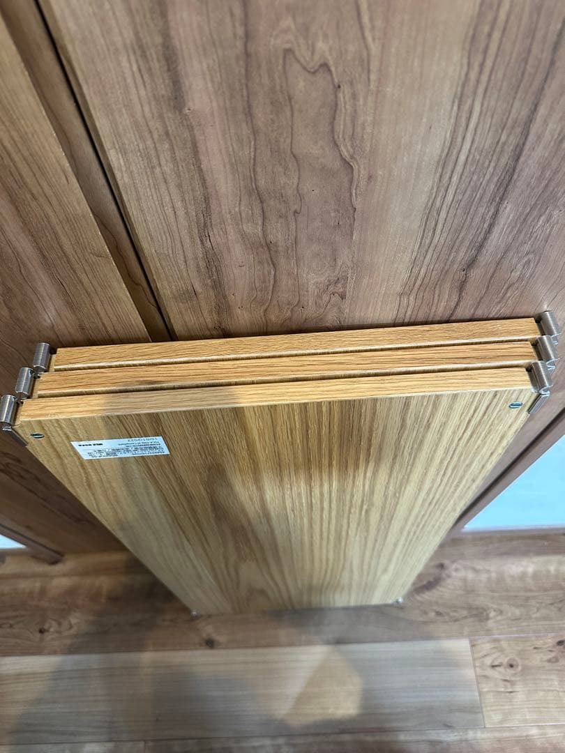 3枚セット 無印良品 オーク材 ステンレスユニットシェルフ 84cm ワイド 1