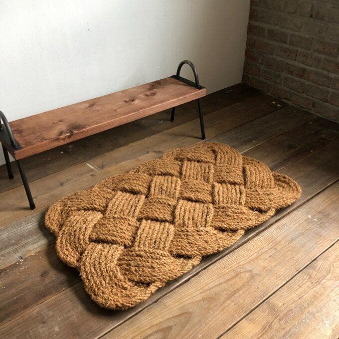 残1 貴重　ドアマット　マット　エントランスマット　コイヤーマット　ココヤシ
