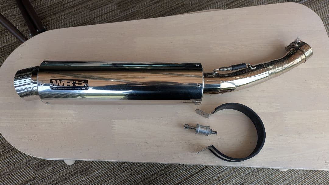 WR'S ダブルアールズ マフラー 値下げ交渉あり！