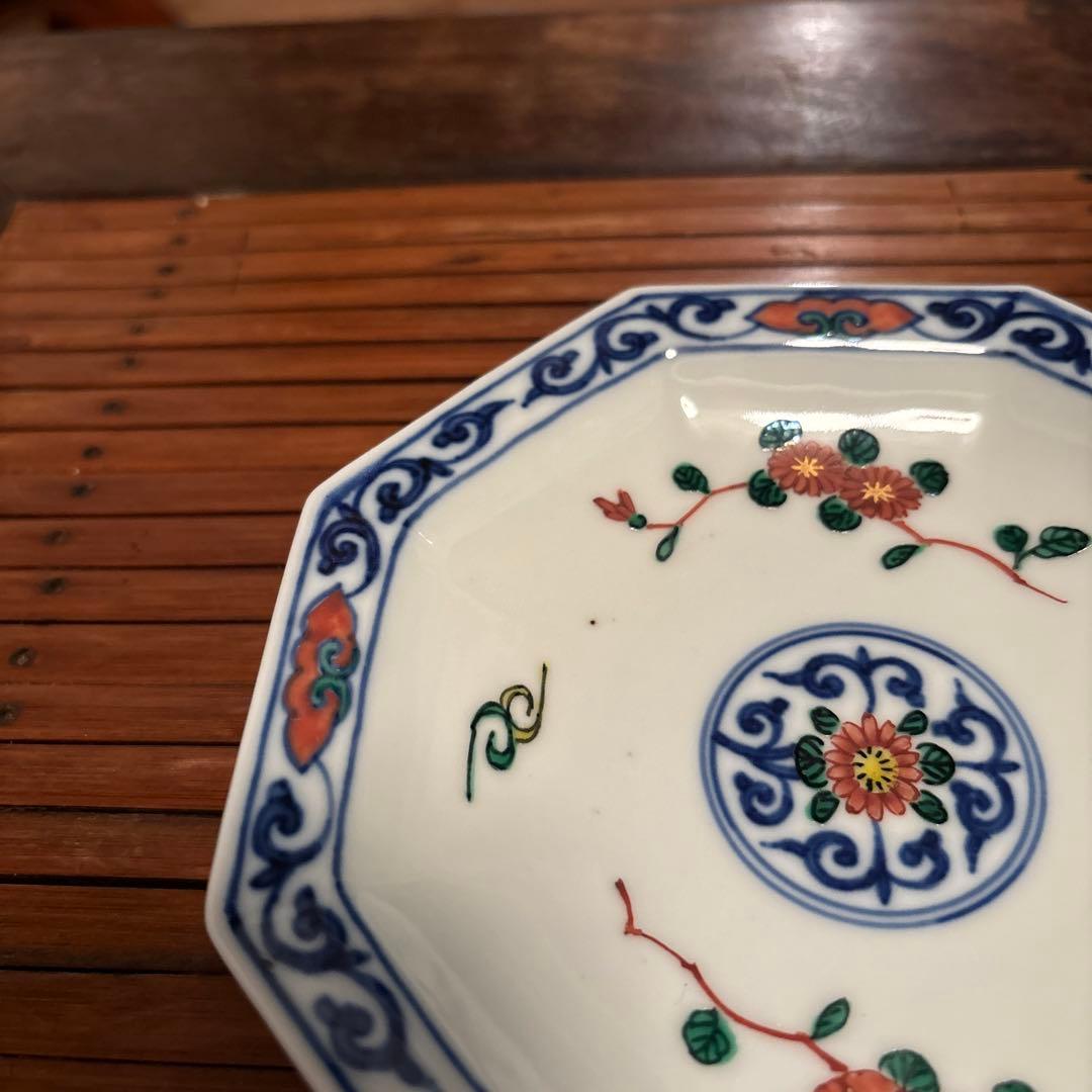 渋草焼芳国舎　六角皿4枚セット