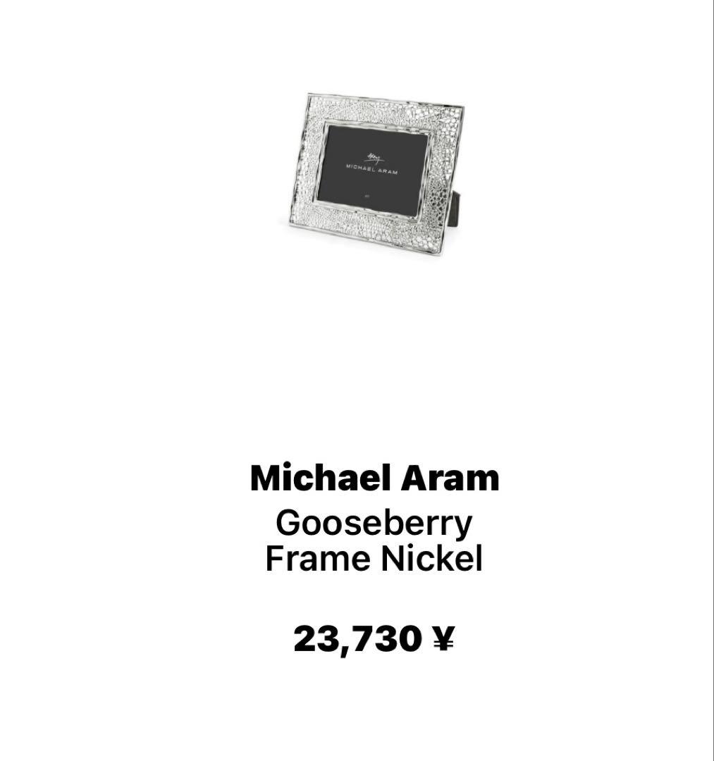 【日本未入荷】Michael Aram マイケル・アラム　写真立て