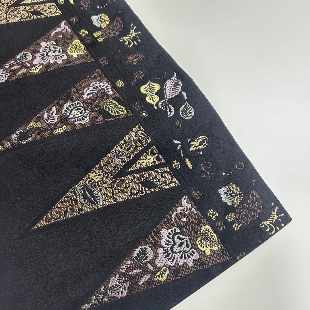 カッコイイ　花更紗柄　名古屋帯　着物スキ倶楽部　４３２