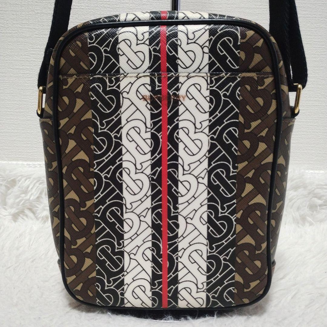 【美品】バーバリー ショルダーバッグ PVC 総柄 TBモノグラム ユニセックス