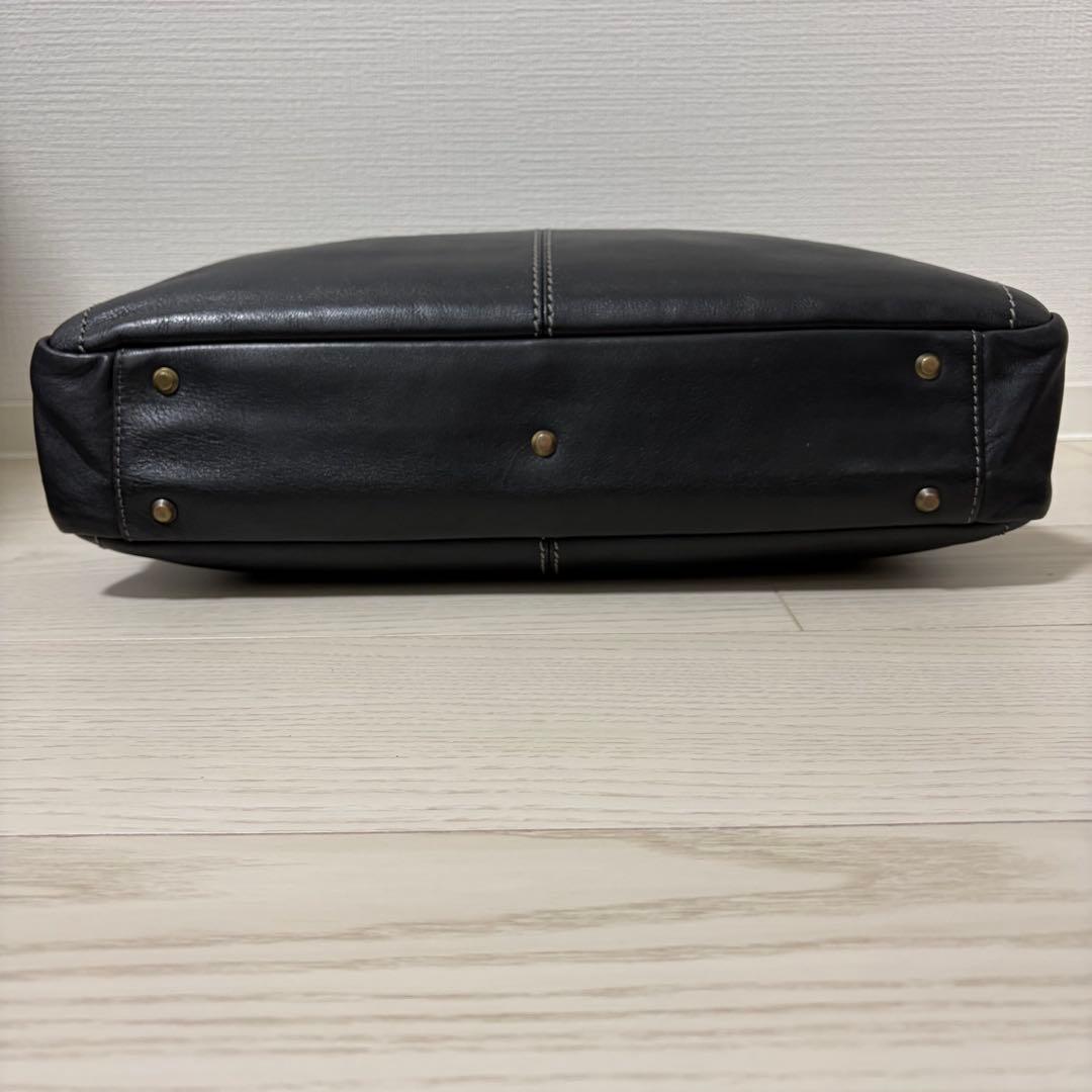 【美品】土屋鞄　プロータ　2wayビジネスバッグ　防水　3室　A4　レザー　黒
