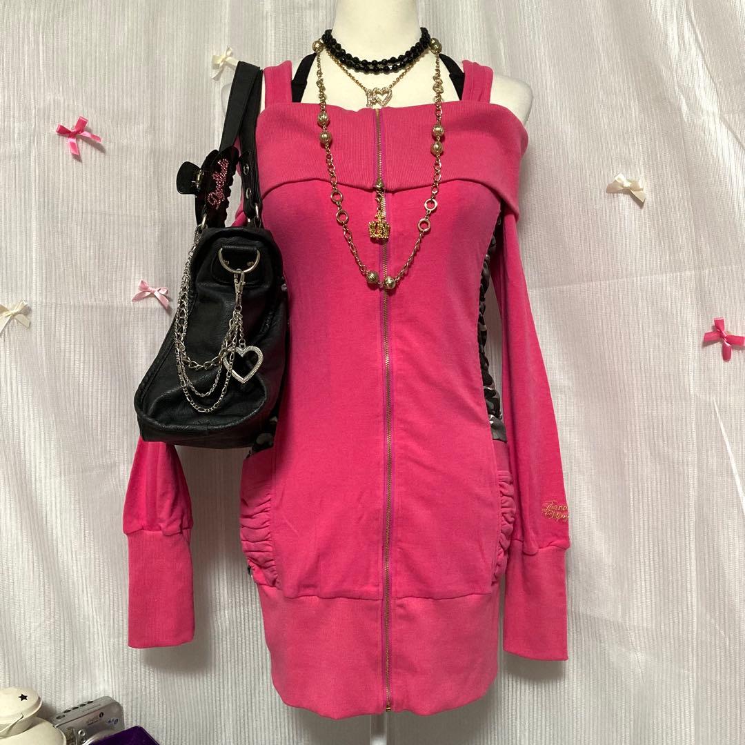 MARS系 姫ギャル グランジ 小悪魔アゲハ agejo 激カワ肩出しワンピ