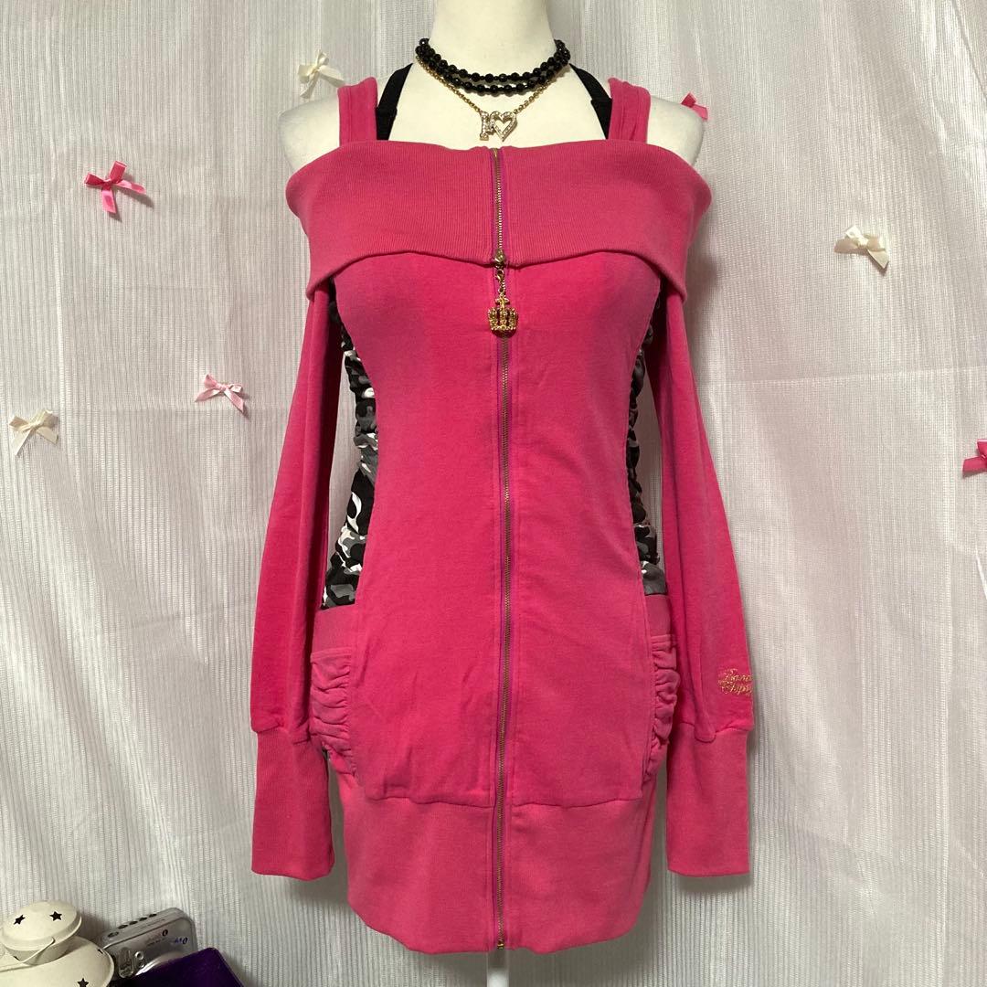 MARS系 姫ギャル グランジ 小悪魔アゲハ agejo 激カワ肩出しワンピ