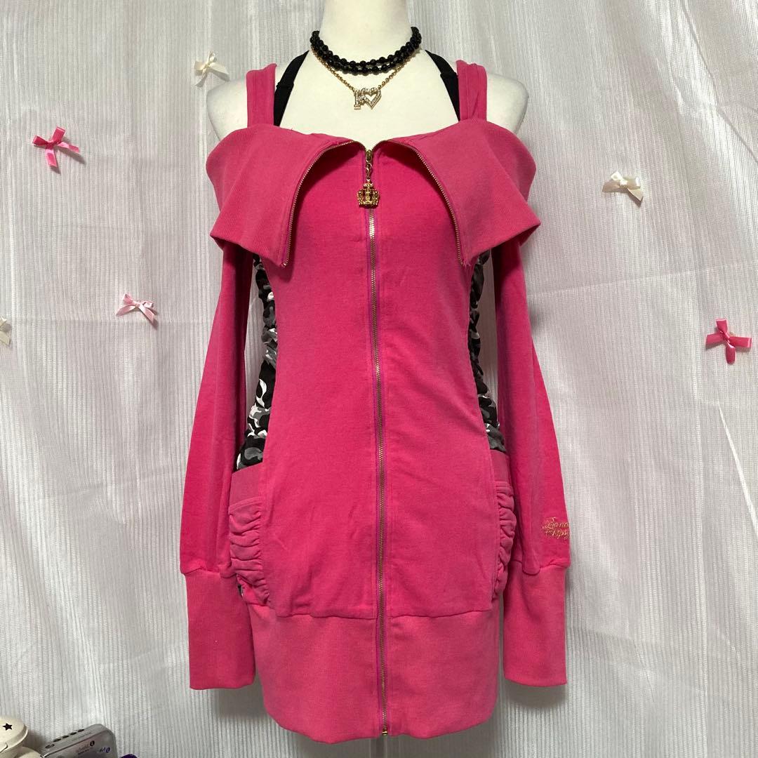 MARS系 姫ギャル グランジ 小悪魔アゲハ agejo 激カワ肩出しワンピ