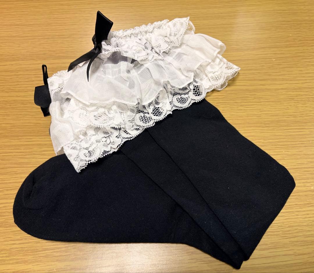 水銀燈 M コスプレ ローゼンメイデン 黒い翼＋ワイヤーパニエ＋ソックス付き