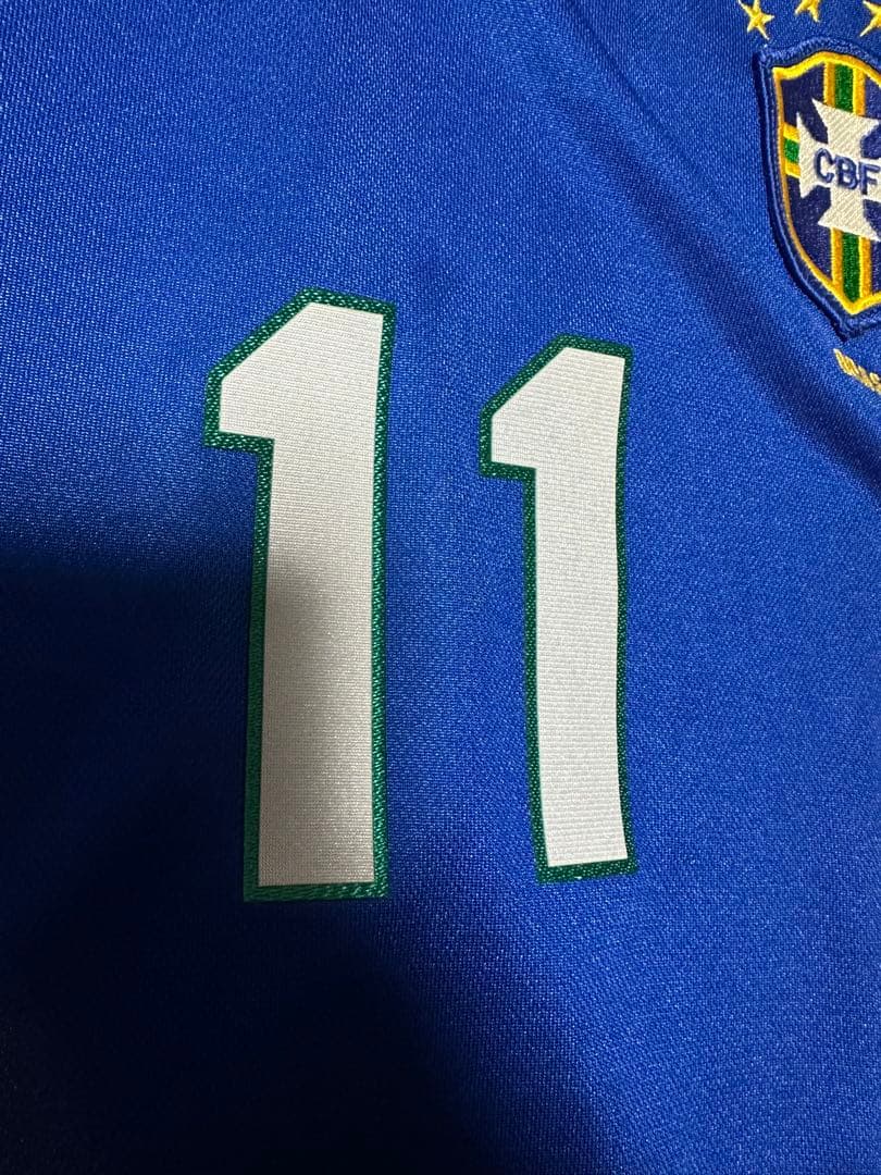 正規品 1997年ブラジル代表　アウェイ　ユニフォーム　ロマーリオ　Mサイズ