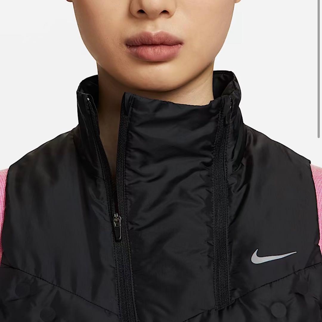 L ナイキ ADV レペル エアロロフト ランニングベスト ブラック