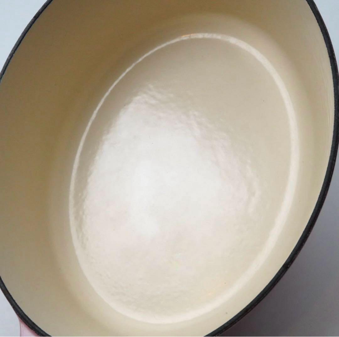 【美品】LE CREUSET　ココット オーバル シフォンピンク　25cm
