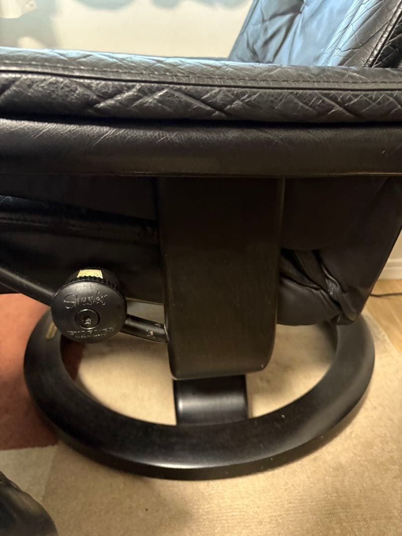 美品 Ｌサイズ エコーネス ロイヤル ブラック ストレスレス②